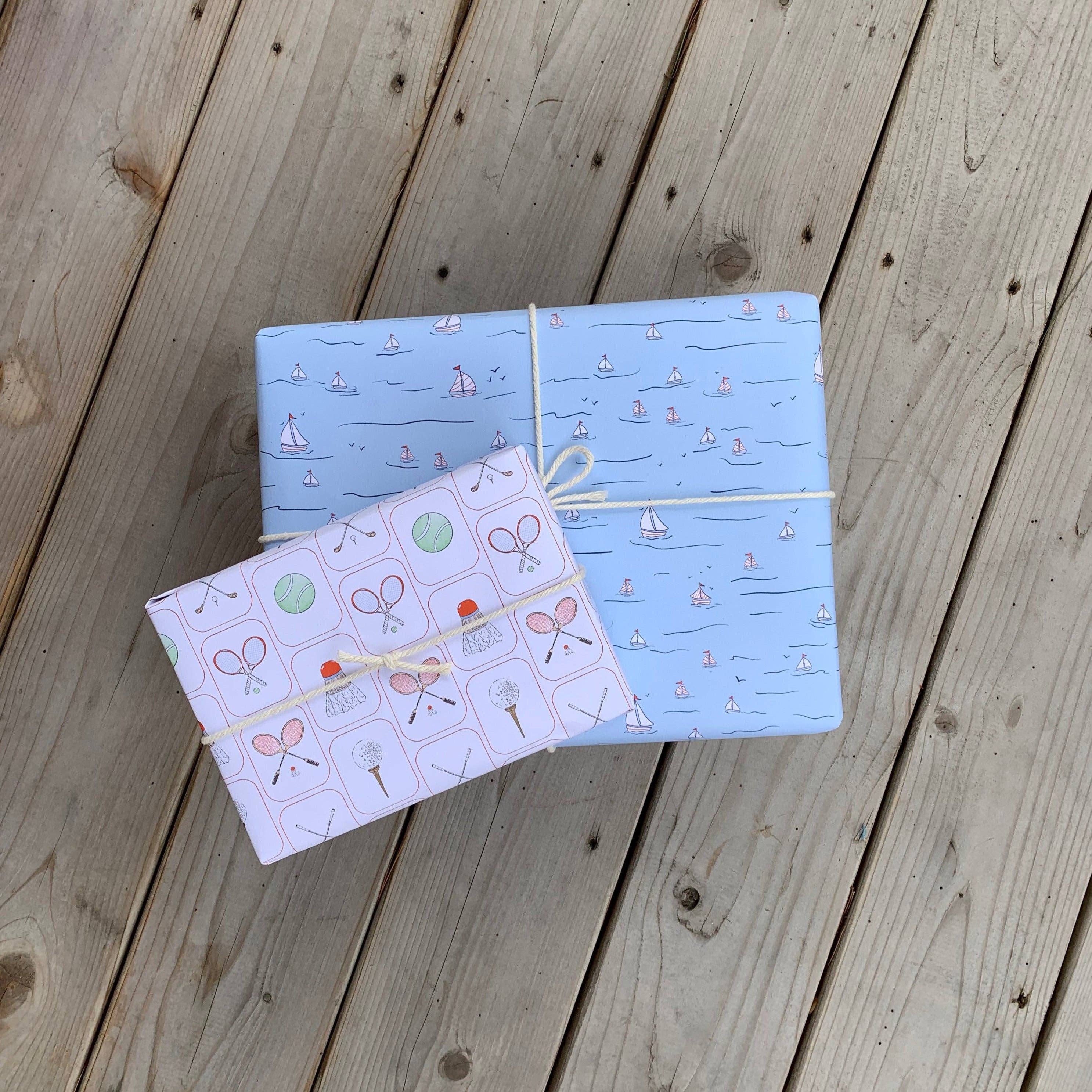 Ramus & Co. - Wholesale Wrapping Paper Roll - Sails Up Gift Wrap Double-Sided4