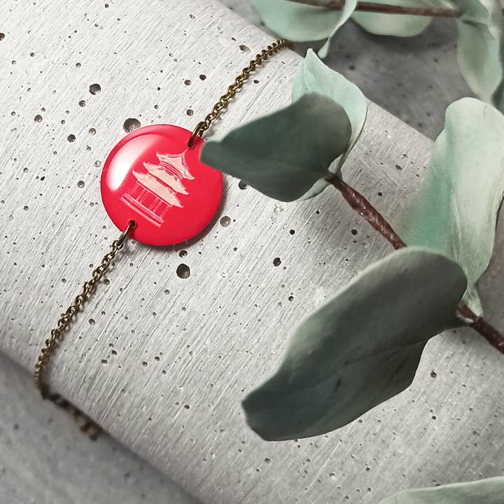 Sully bracelet — Japanese temple 0898 for wholesale by une Hirondelle sous le Tilleul