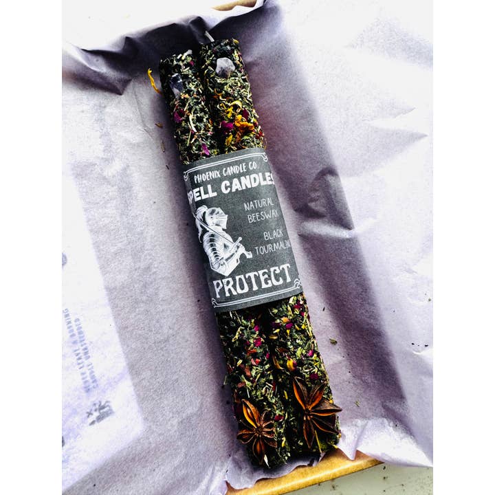 Phoenix Candle Company - Wholesale Votive Candle - Large Dressed Beeswax Spell Candles 8" (20cm)27