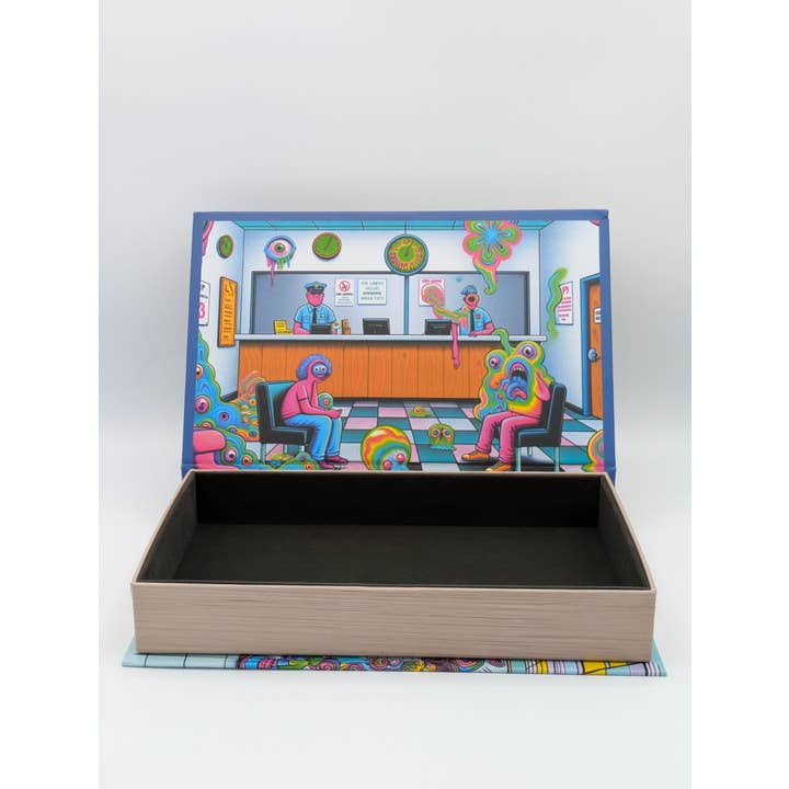 Book Boxes - Wholesale Storage Bin - Visiting Your Local DMV While on Isd Humorous Fake Book Box2