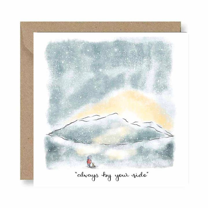 Immer an deiner Seite - Grußkarte für den Großhandel von Deborah Maguire