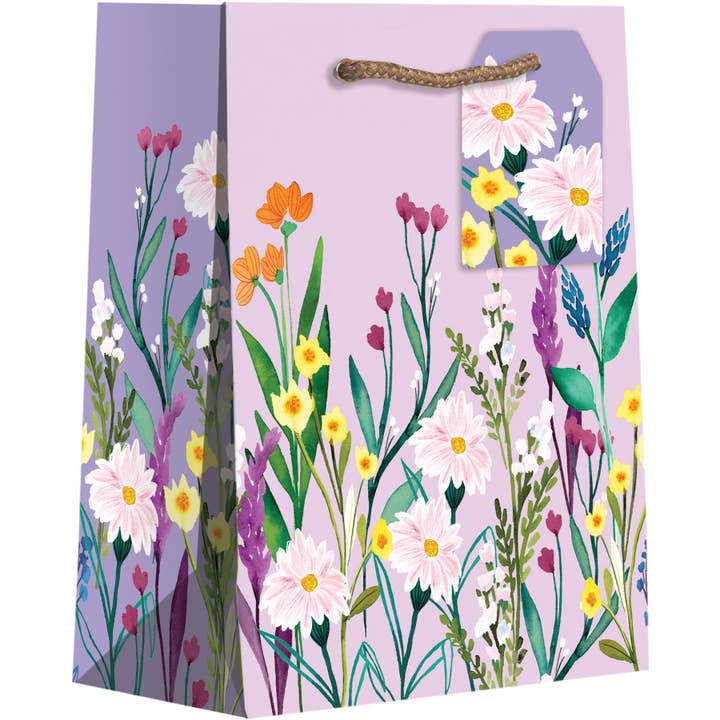 Jillson & Roberts - Wholesale Gift Bag - Secret Garden Tote - Medium