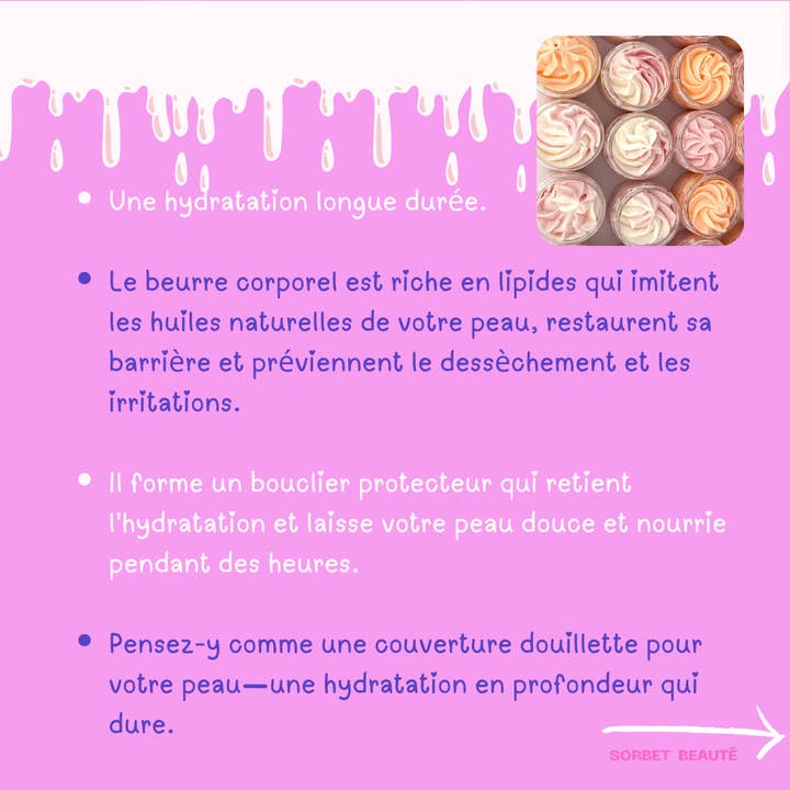 Sorbetbeaute – wholesale Body balm/butter – Whipped body butter/shea whipped whipped cream 100ml