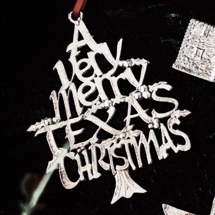 House of Morgan Pewter - Vendita all'ingrosso Decorazione - Un Ornamento di Natale Molto Allegro - Stati e Città47