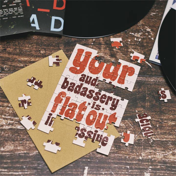 Questionables - Wholesale Everyday Greeting Card - Impressive Puzzle Card