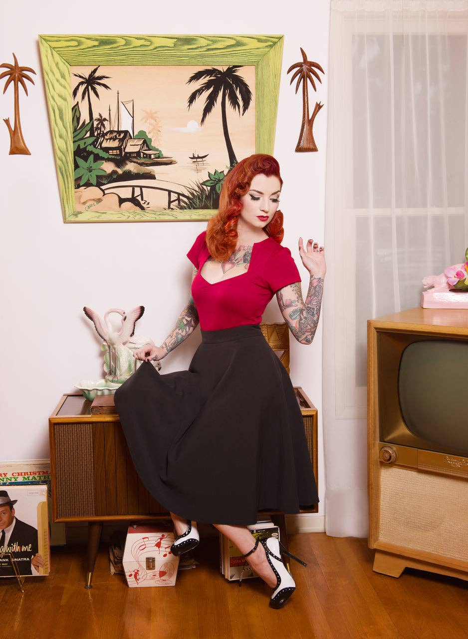 Steady Clothing - Wholesale T-Shirt - Women's - Sophia Top in Red4