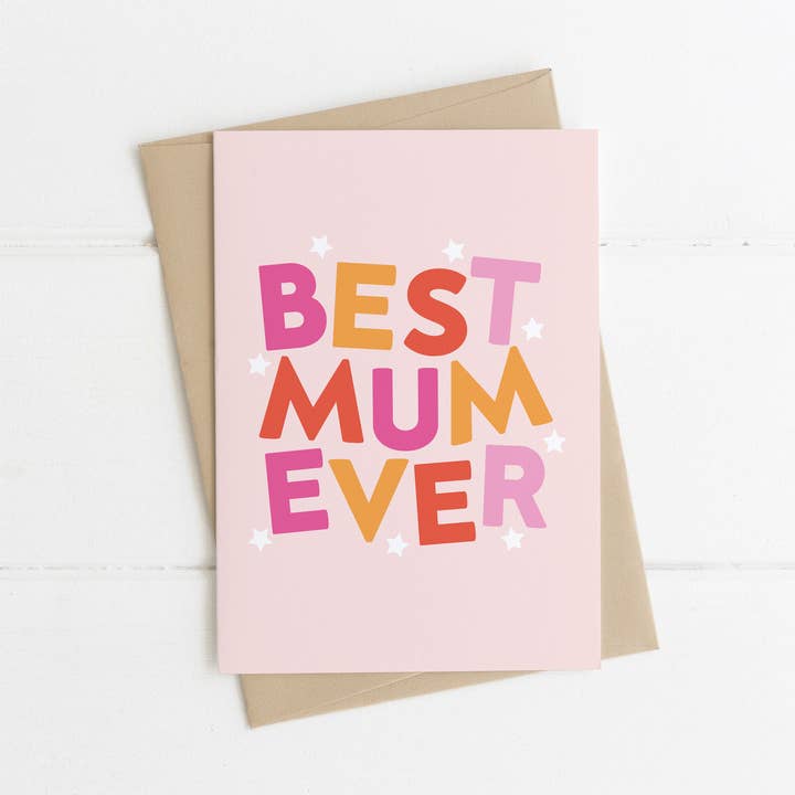 Best Mum Ever card for wholesale by Chantilly Designs