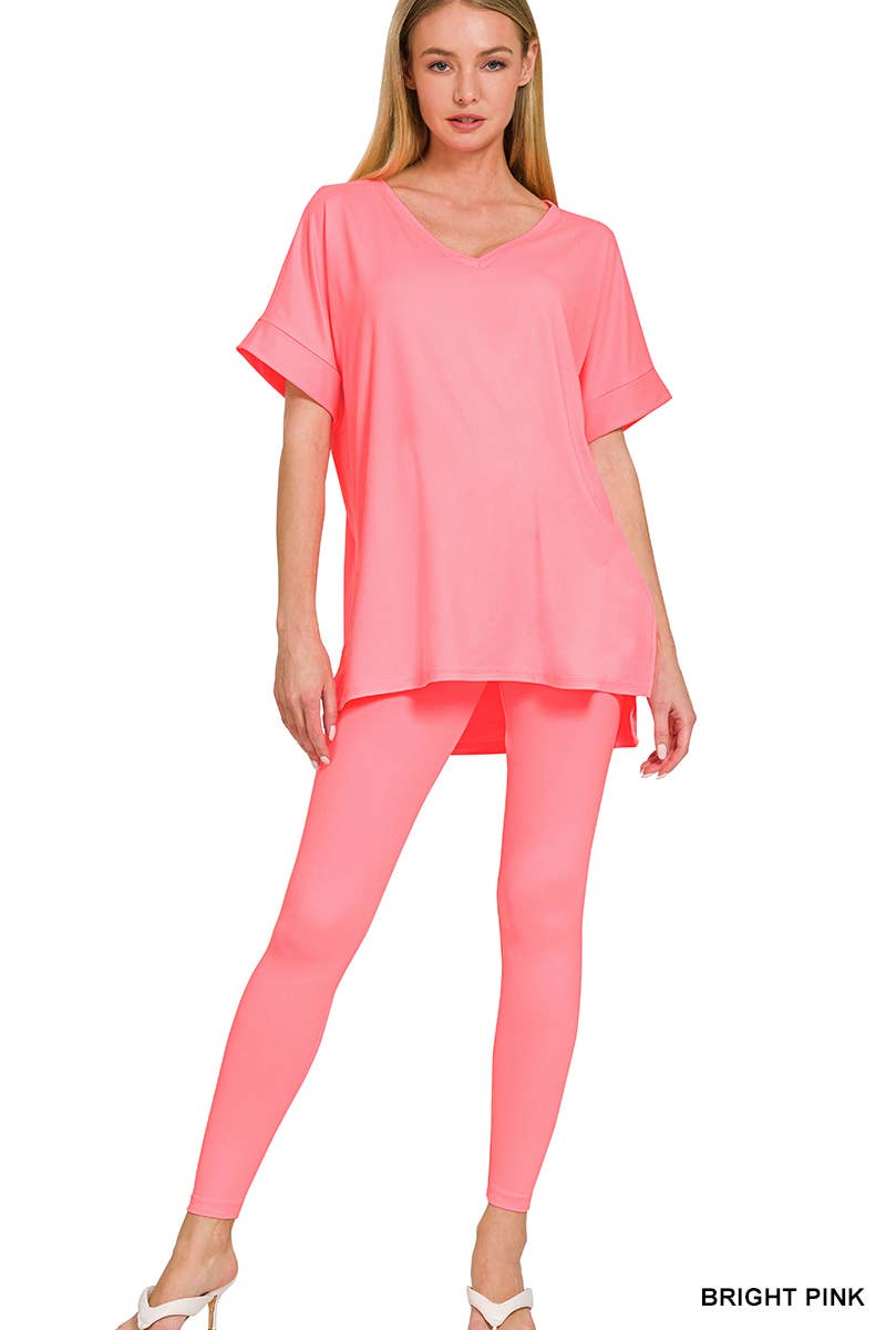 42POPS – wholesale Mjukisset – Dam – .Tunika & Leggings 2-delarsset34