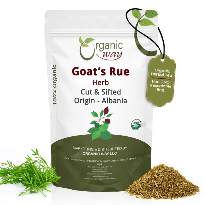 Goat’s Rue Herb Cut & Sifted - Herbal Tea | European Wild-Harvest | Kosher & USDA Certified | Vegan, Non-GMO & Gluten Free | 100% Raw from Albania and other Purchase Wholesale ruf pudding. Free Returns & Net 60 Terms on Faire trending on Faire.