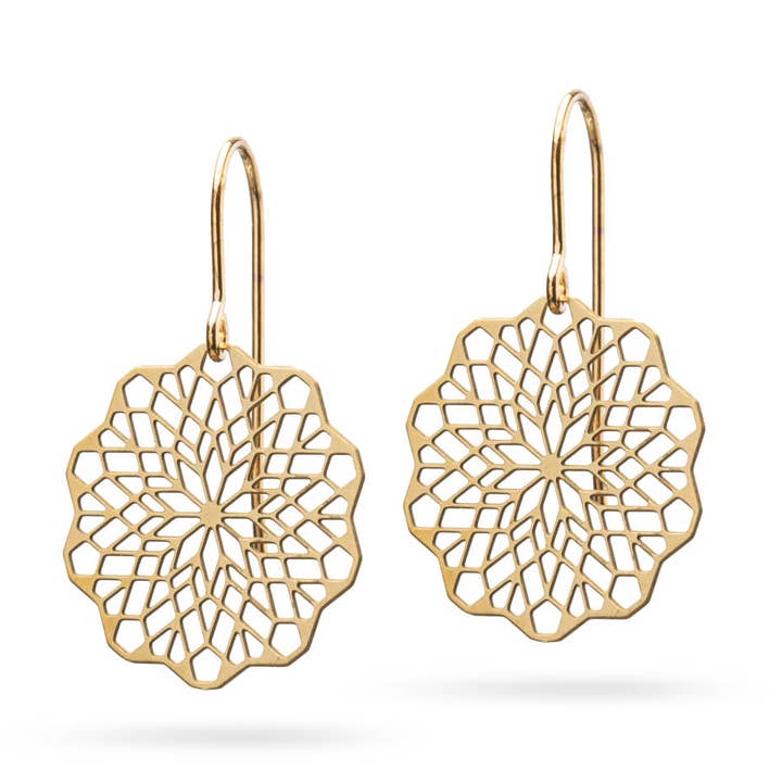 “Rosetta” earrings | bronze for wholesale by KOSAE