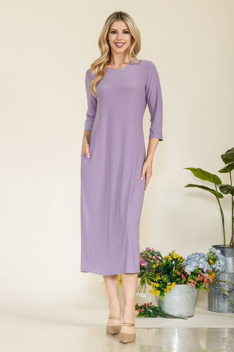 Celeste Clothing - Vente Robe – femme - ROBE À SUPERPOSER CLASSIQUE AVEC POCHES -CD4387528