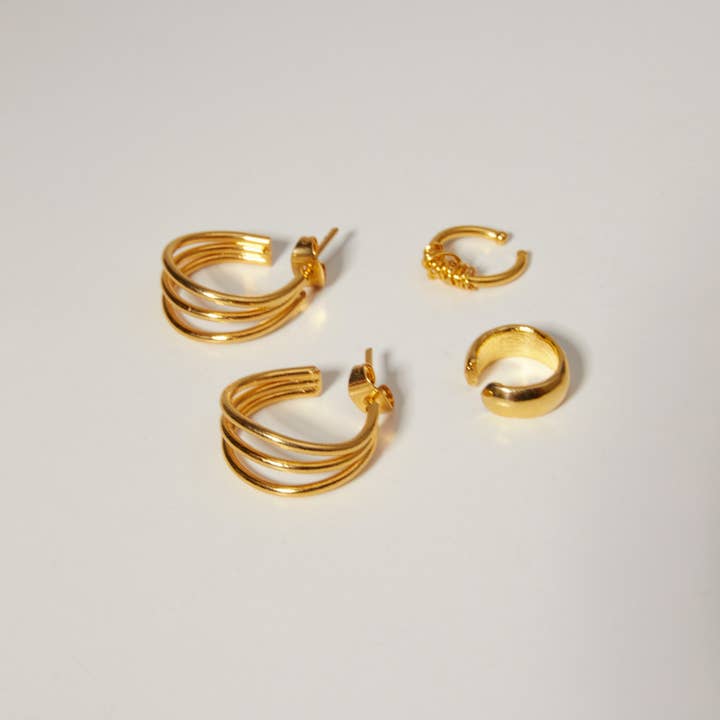 Heliconia Boutique - Wholesale Cuff/Wrap Earrings - Linea Cuff – An Everyday Favorite , Adjustable to Any Ear5