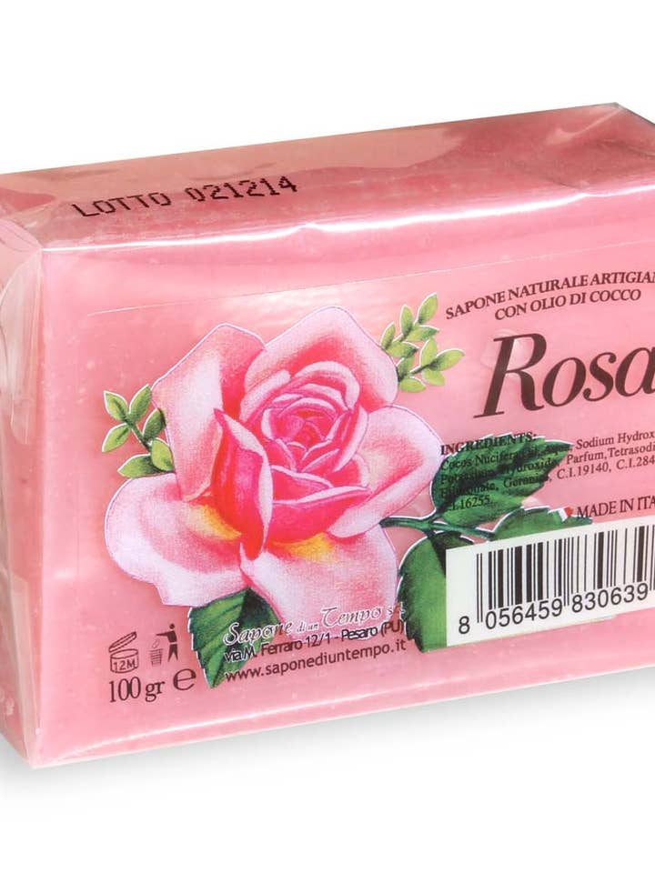 Roze natuurlijke zeep voor wholesale door Sapone Di Un Tempo