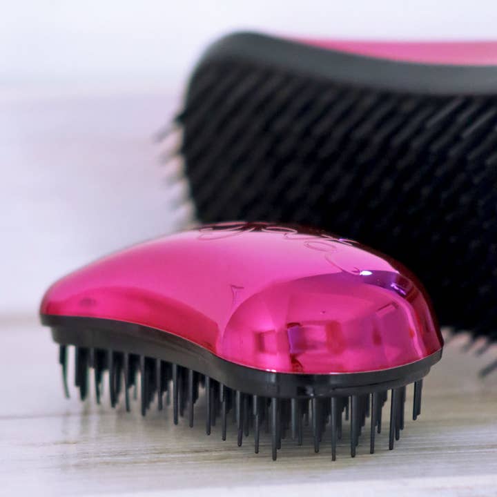 Dessata - Wholesale Hair Brush/Comb - Dessata detangling hairbrush (travel size) - METAL FUCHSIA