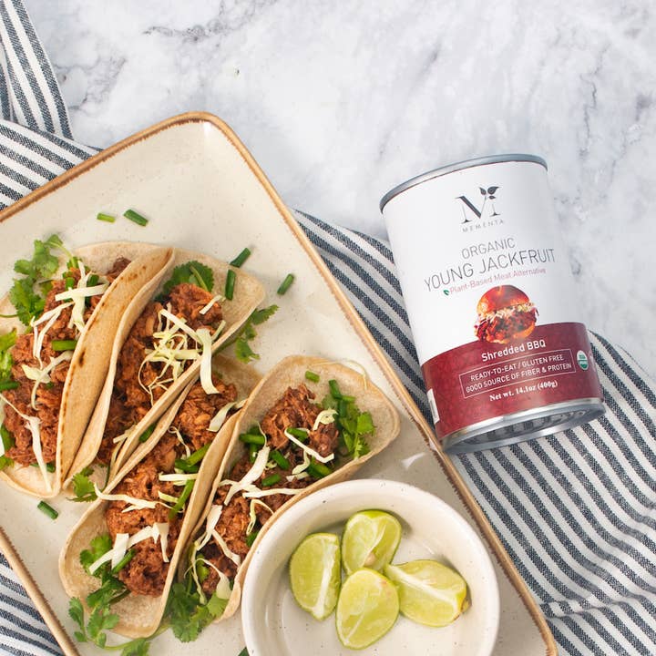 Mementa Inc. - Wholesale Shelf Stable Prepared Meal - Organic Jackfruit, BBQ