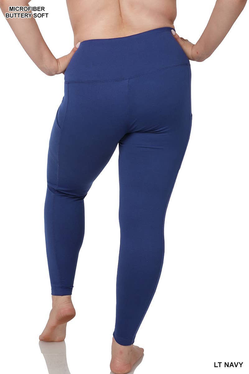 Vanilla Monkey - Wholesale Athletic/Lounge Leggings - Women's - Plus Brushed Microfiber Full Length Leggings4
