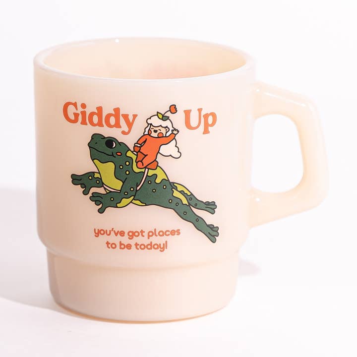 Cheerware - Wholesale Coffee mug - "Giddy Up" Vintage Diner Mug0