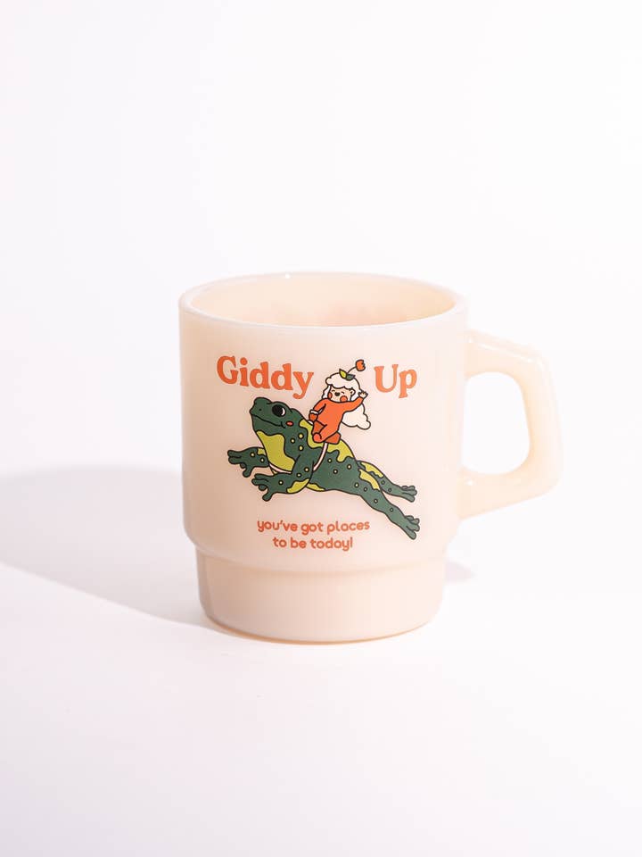 Tazza da tavola vintage «Giddy Up» per la vendita all'ingrosso da parte di Cheerware