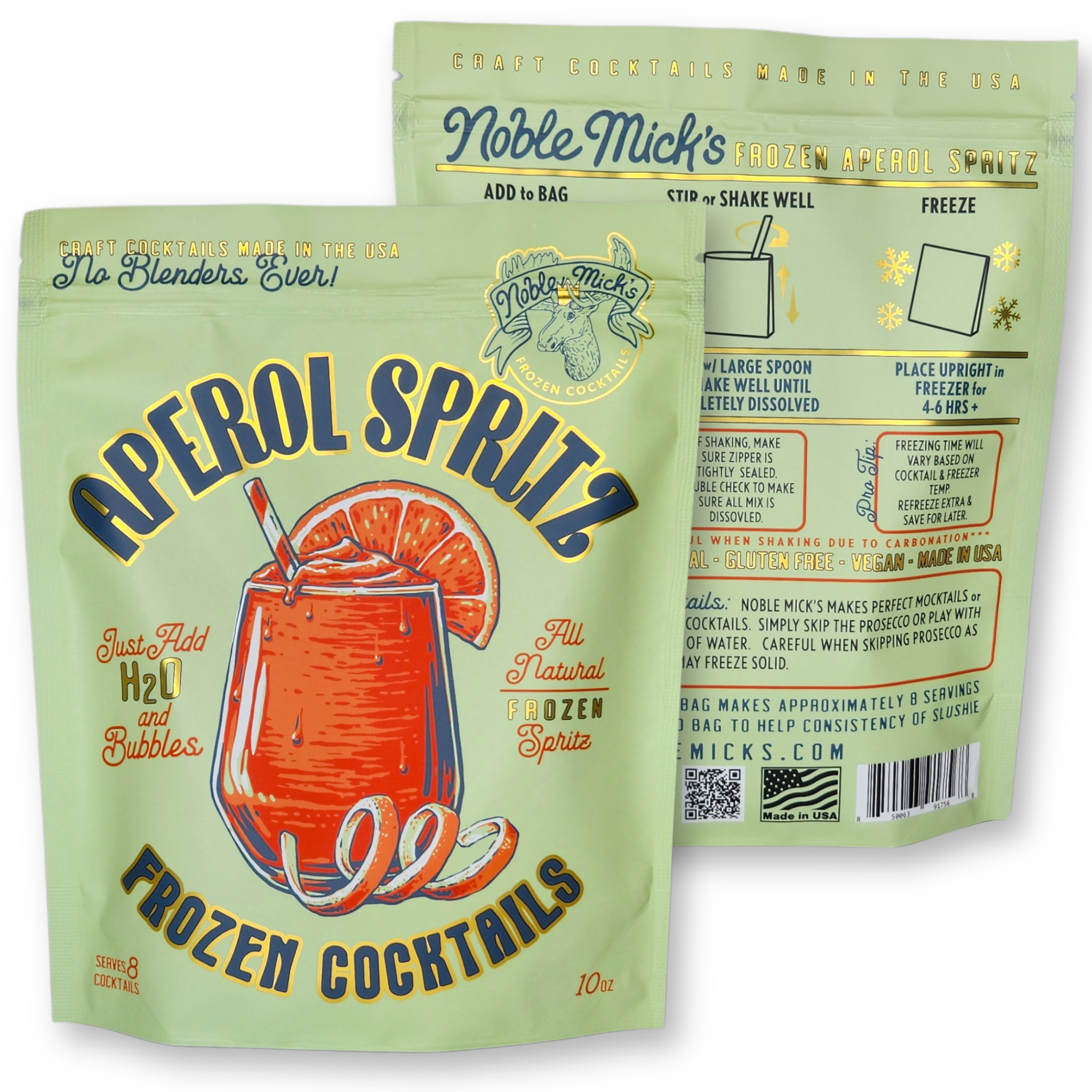 Noble Mick's - Craft Beverage Company - Wholesale Cocktail Mix/Syrup - Aperol Spritz Frozen Cocktail3