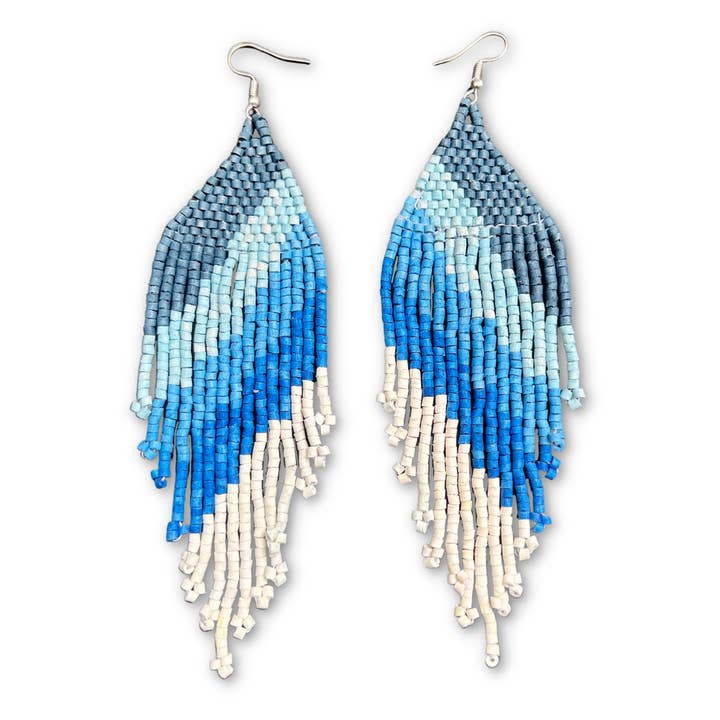 Statement Earrings in Symmetrical and Elegant Ombre Design for wholesale by Los Colores de la Tierra