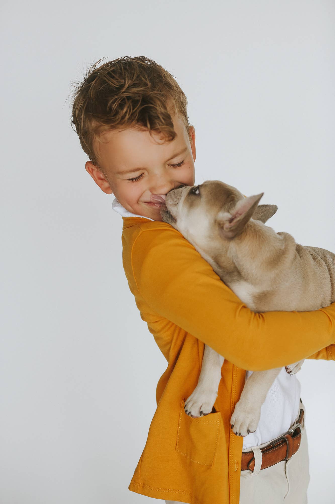 Navy Fields - Vente Cardigan – enfant - Cardigan moutarde6