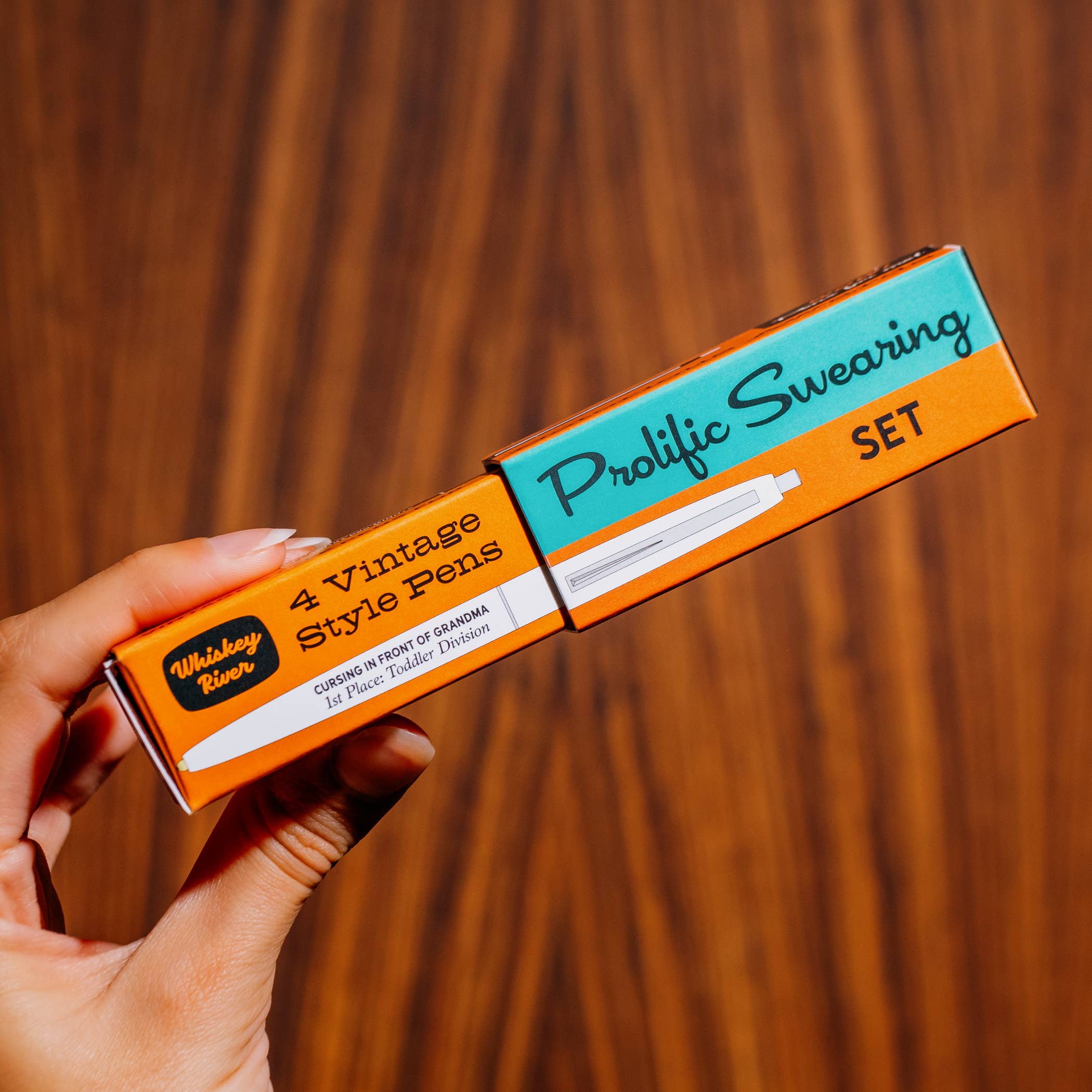 Whiskey River Soap Co. – Großhandel Stift – Prolific Swearing Awards Stiftset | Funny Pens0