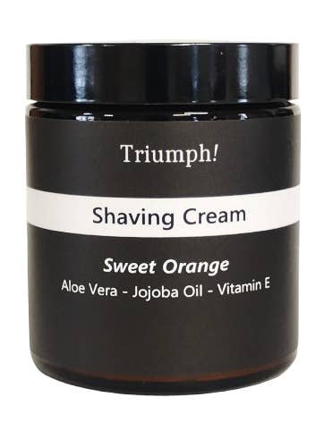 Conditioning Shaving Cream - Sweet Orange 4 Oz. for wholesale by Triumph! Skincare