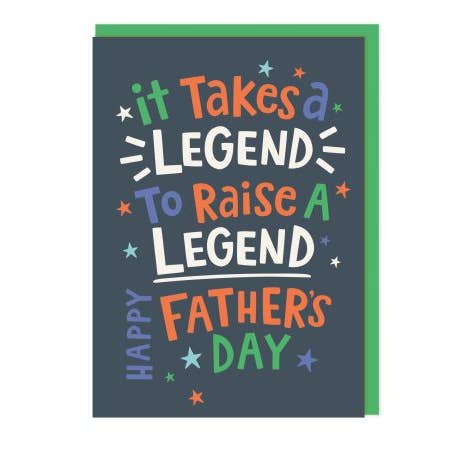 Tarjeta del Día del Padre de Leyenda para venta al por mayor de Dotty Black