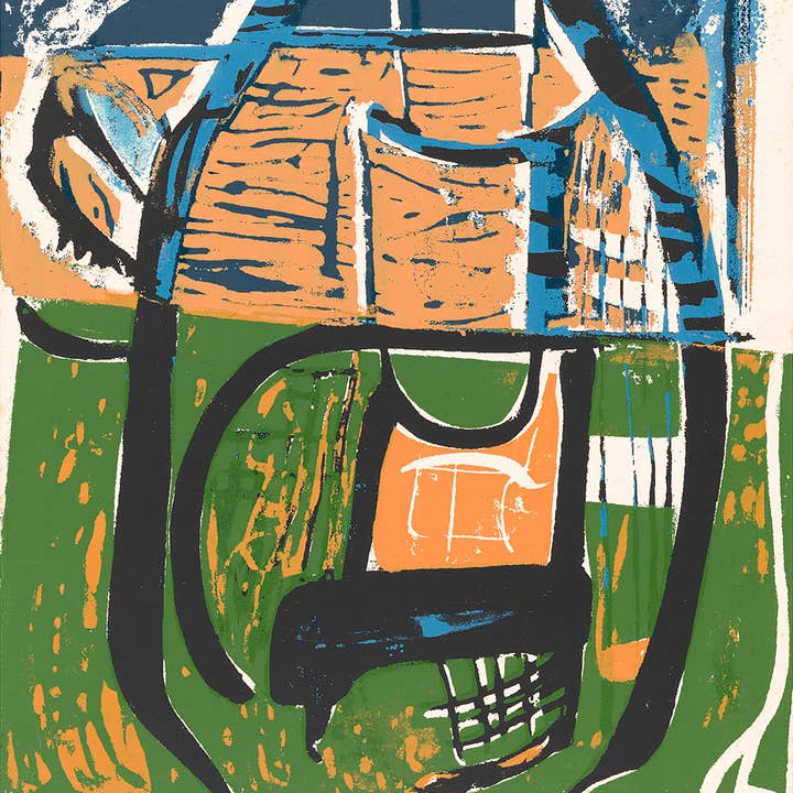 LANYON, PETER — CHAISE EN ROTIN pour la vente par Bookroom Art Press