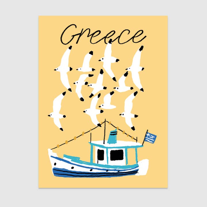 Nostos Poster - Greece Collection (30x40cm & 50x70cm) for wholesale by Redy.