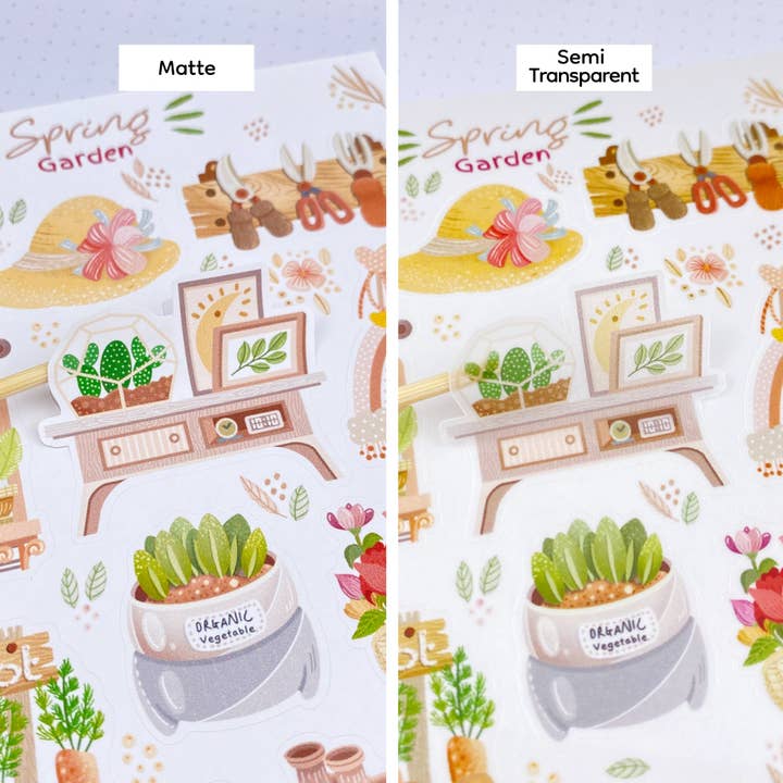 Lettoon - Wholesale Sticker - Sticker Sheet - Spring Garden13
