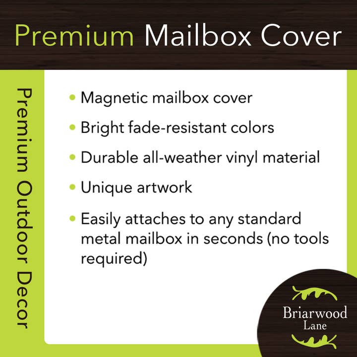 Briarwood Lane - Wholesale Mailbox - Faith Family and Fall Mailbox Cover - Standard Size -