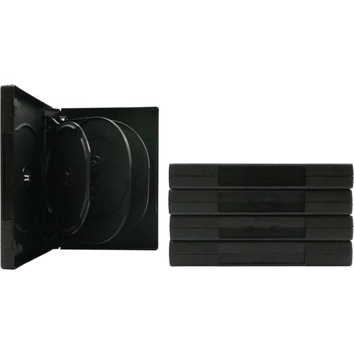 Square Deal Recordings & Supplies - Wholesale Jewelry Box/Organizer - Cases - DVD 7-Disc Capacity - With Hinged Trays - 27mm