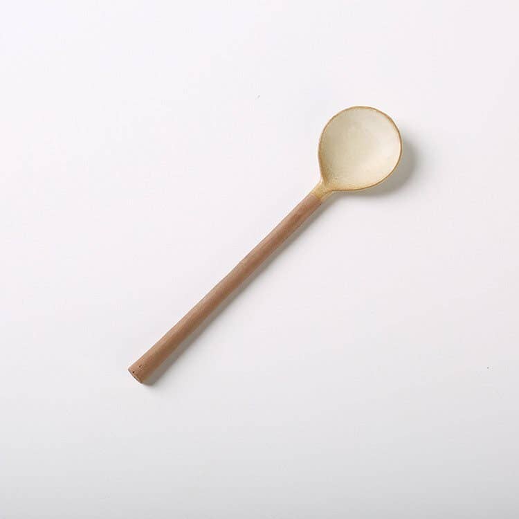 Gohobi （We cover U.S. import duties） - Wholesale Table spoon (cutlery) - Gohobi Handmade Ceramic Tea Spoon8