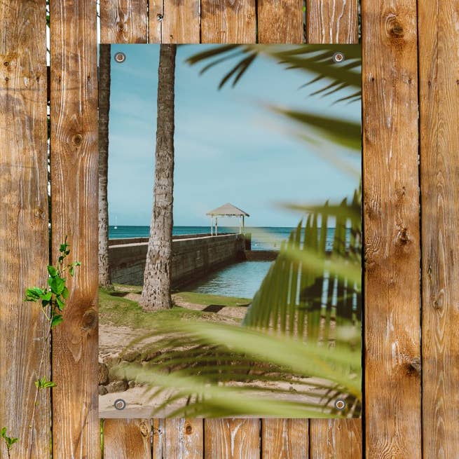 Poster da giardino - Vista sulla spiaggia per la vendita all'ingrosso da parte di Kids-ware Lifestyle