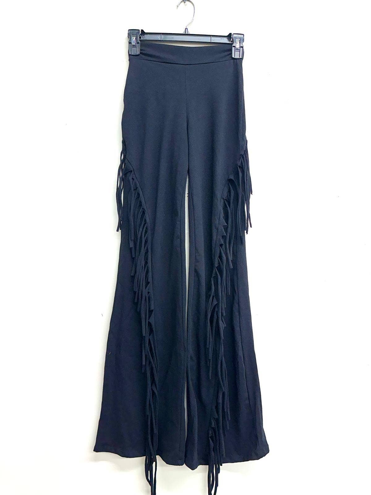 Uptown Apparel - Wholesale Pants - Women's - B11304 COTTON PANTS WITH SIDE AND BACK FRINGE7