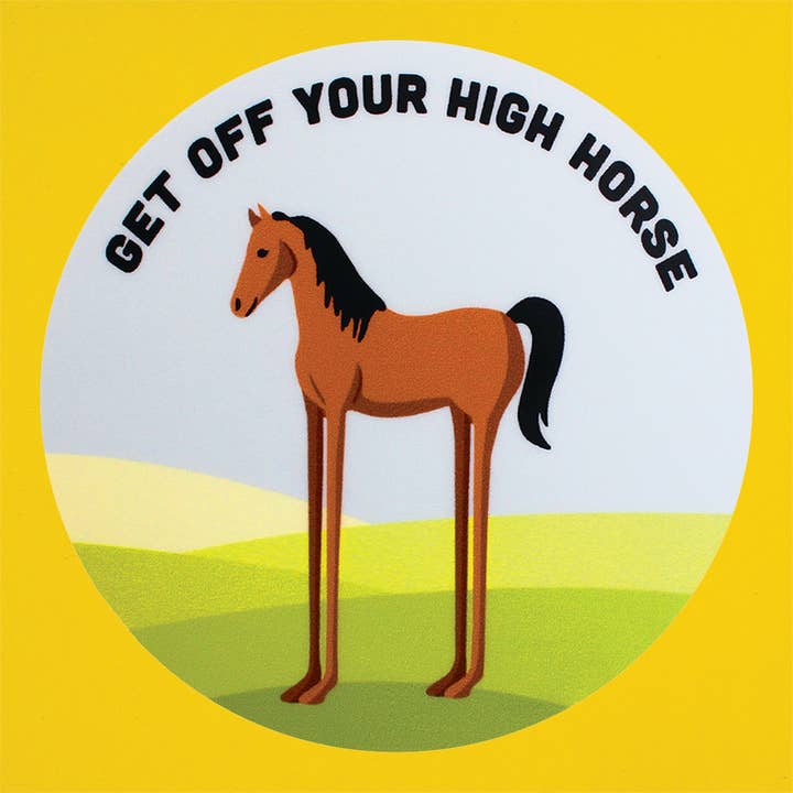 High Horse Sticker for wholesale by Retrograde Supply Co.