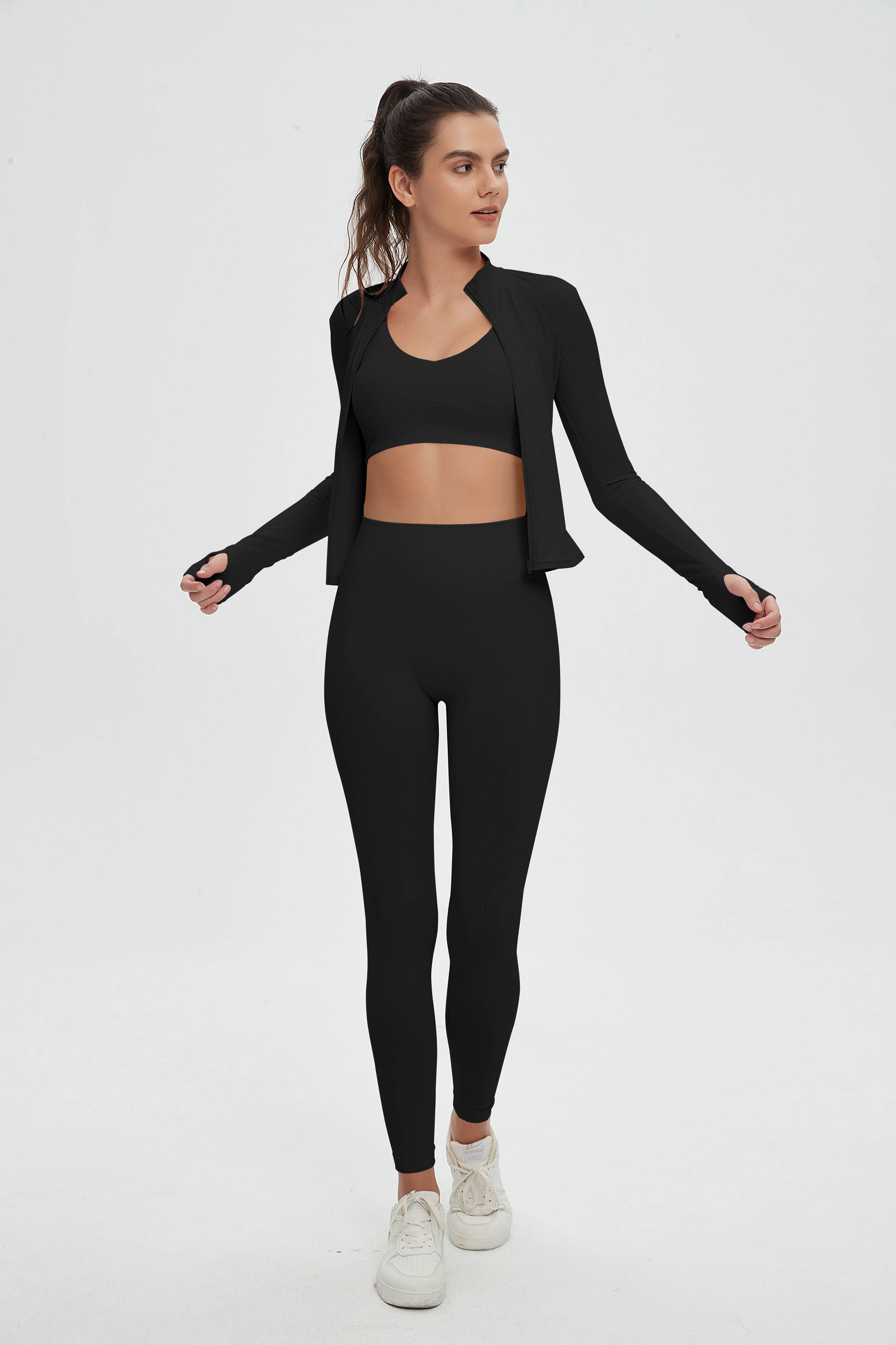 Mantra Active – Großhandel Sport-/Lounge-Leggings – Damen – Camilia Nahtlose Rippstrick-Leggings mit hohem Bund21