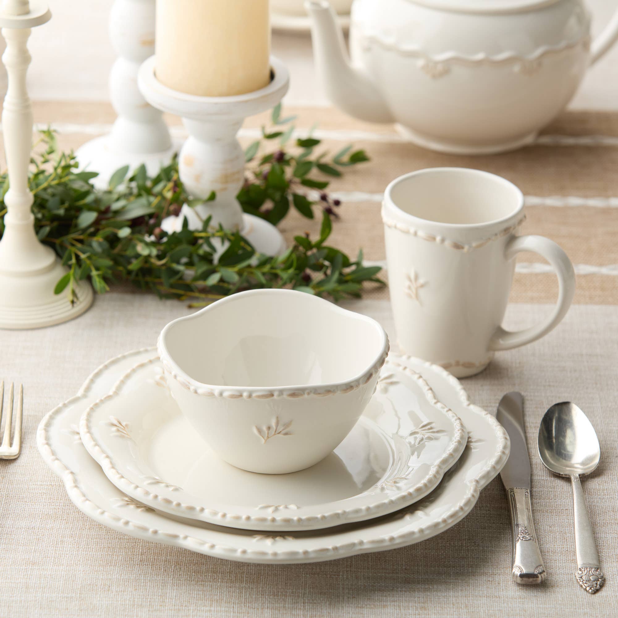 Certified International - Wholesale Bowl - Heritage Beads Cereal Bowl – Morning Elegance in Stoneware5