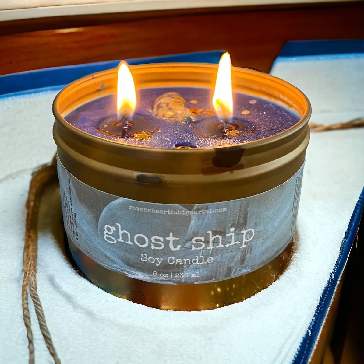 Raven’s Hearth - Wholesale Travel Candles - Ghost Ship Candle | Haunted Ocean Scent | Halloween4