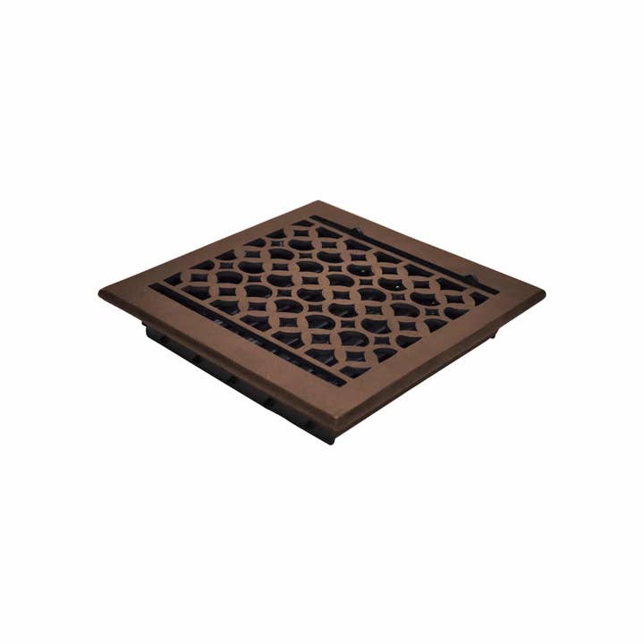 PRIMA DECORATIVE HARDWARE INC – wholesale HVAC supplies – Cast Iron Floor Register 9" x 9" VR-1002