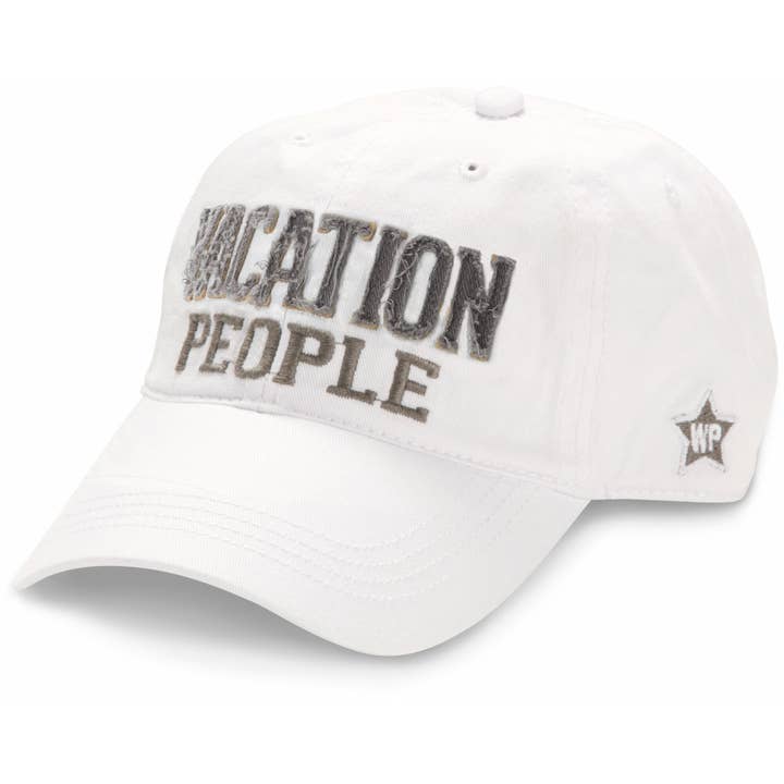 Vacation People - White Adjustable Hat for wholesale by Pavilion