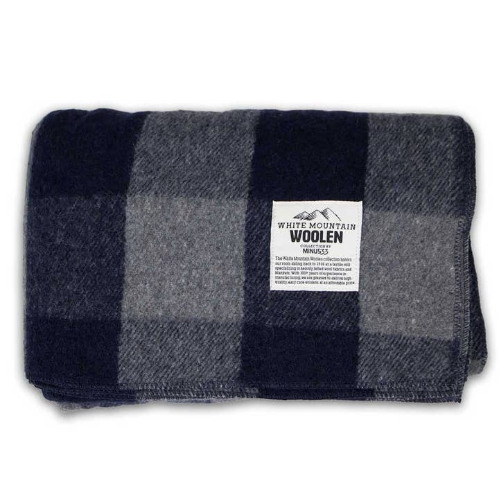 Minus33 Merino Wool - Wholesale Throw Blanket - Camp Throw Blanket White Mountain Woolen1
