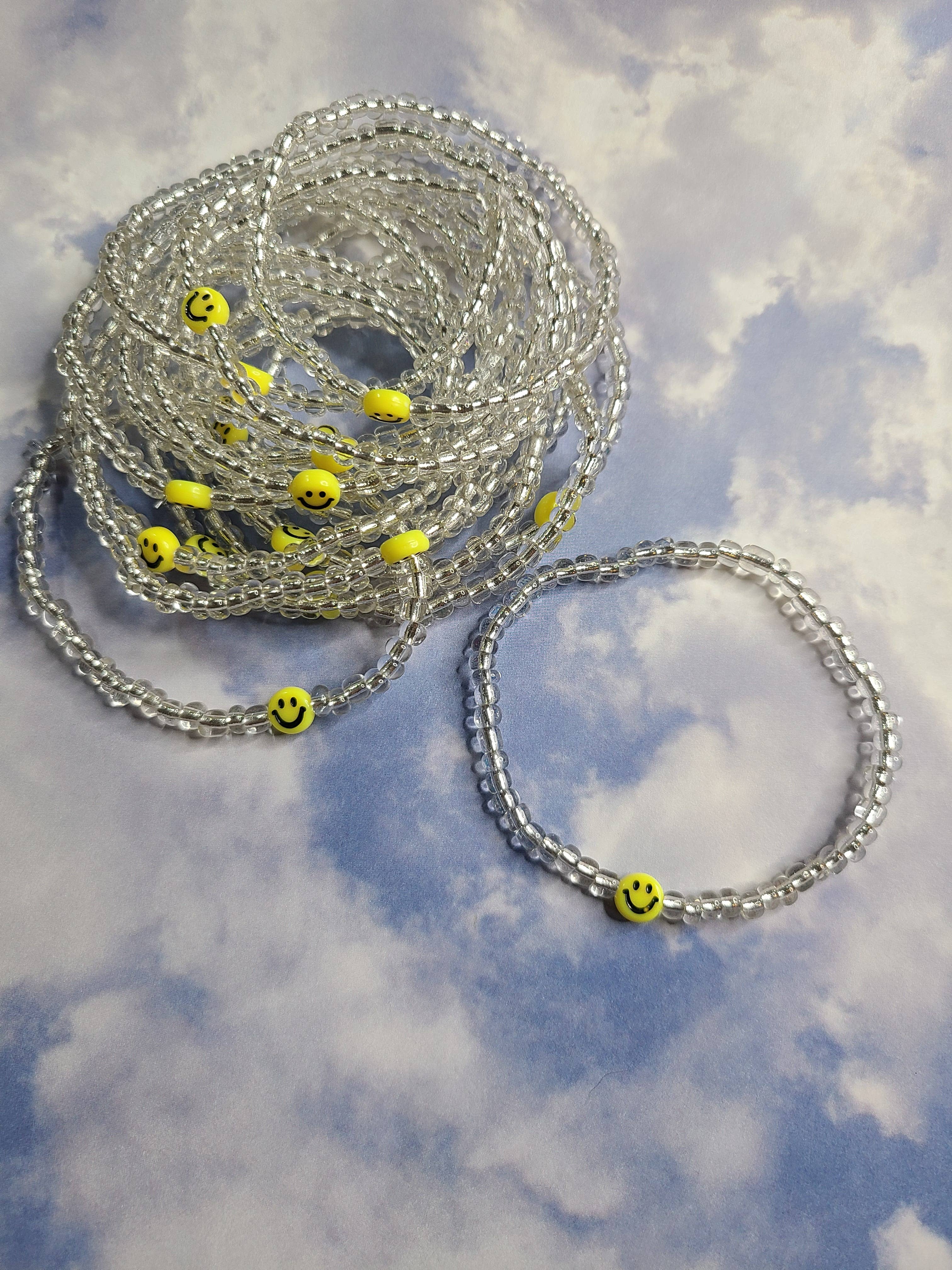 Doohickies & Such - Vente Bracelet de perles - Bracelet Smiley Face, bracelet des années 90, cadeau de motivation4