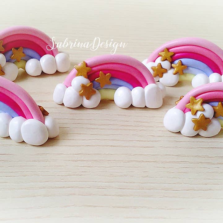 Cadeau de naissance arc-en-ciel, cadeau de baptême, cadeau de communion pour la vente par SabrinaDesign