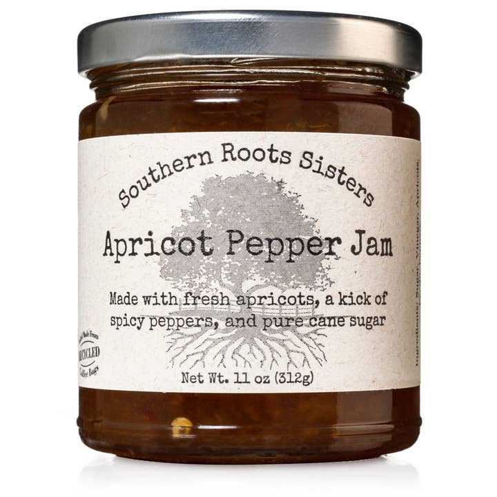 Southern Roots Sisters - Vente Confiture/gelée - Confiture de poivrons abricots
