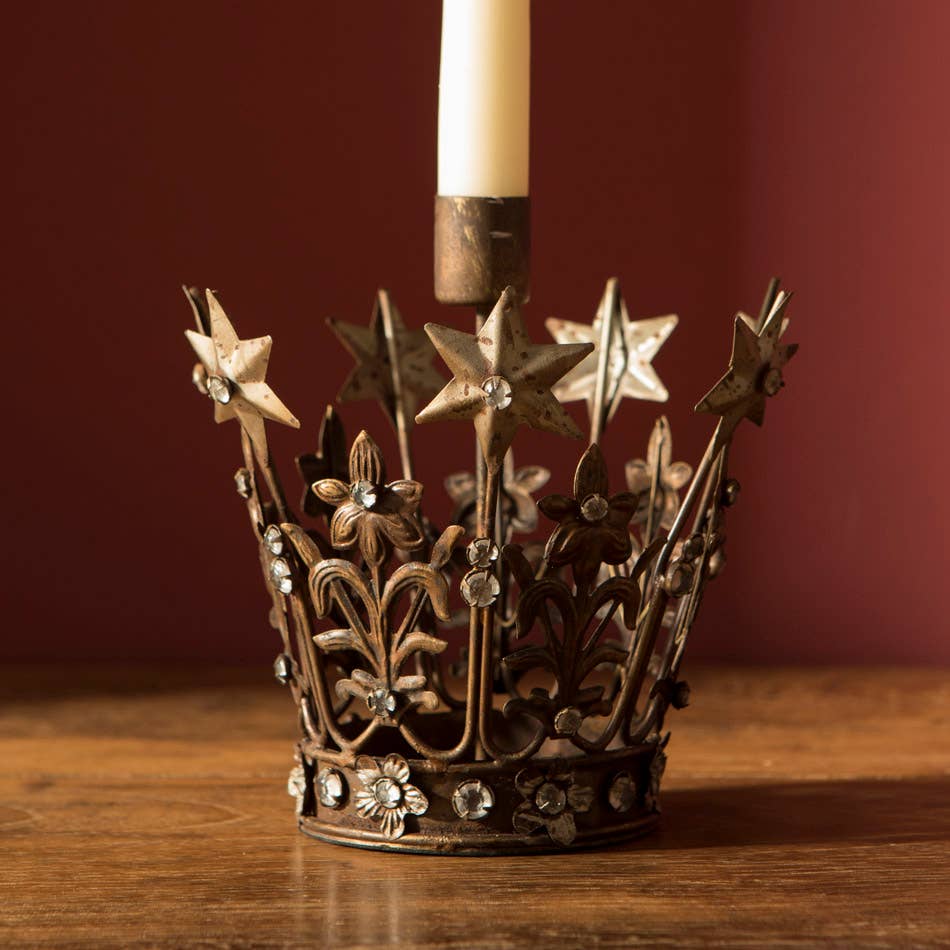 Mahe Homeware - Wholesale Candle Holder - Crown Candle Holder1
