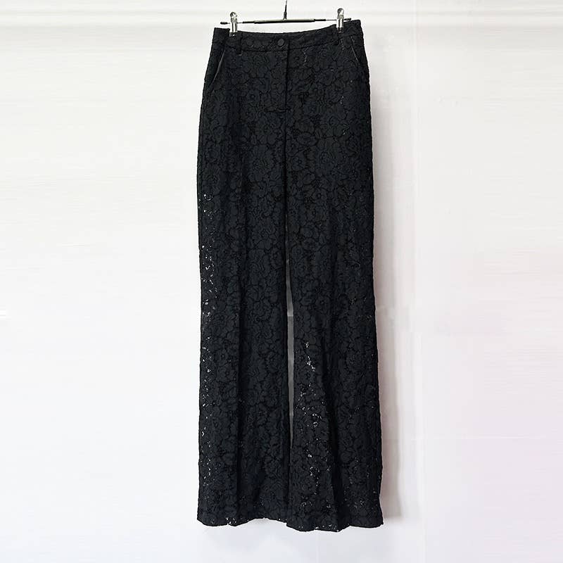 Productseeker – Großhandel Set aus Oberteil und Hose (NICHT Loungewear) – Damen – 30Y Eleganter Spitzenanzug: Schicker Blazer & Slim Fit gerade Hose Set23