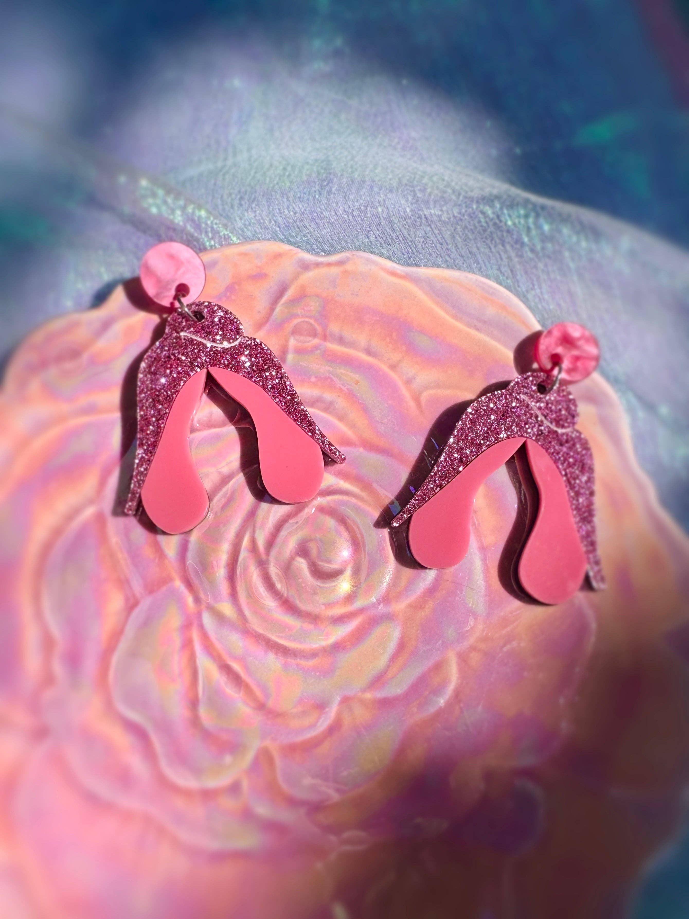 Peach Beast - Wholesale Dangle Earrings - Anatomical Clitoris Earrings1