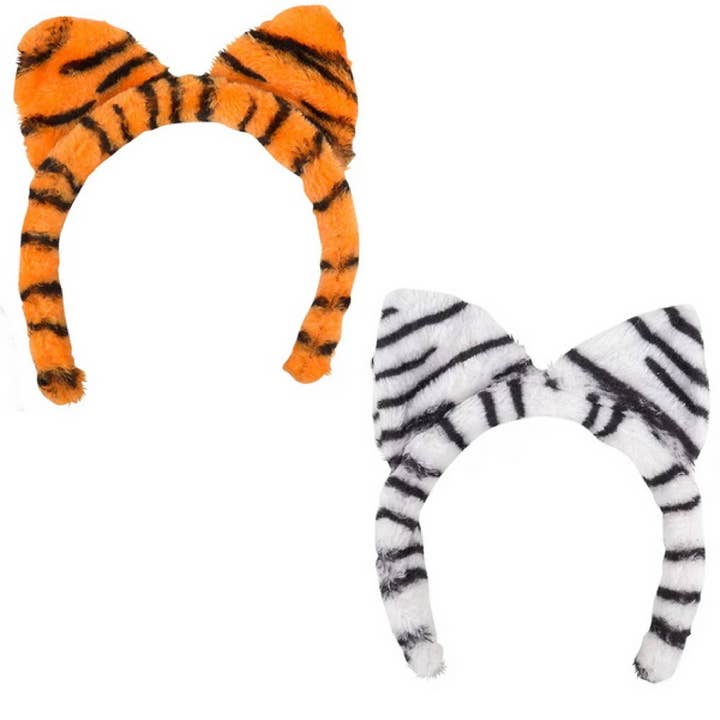Tiger Ear Plush Headband Halloween for wholesale by Buddha Yoga